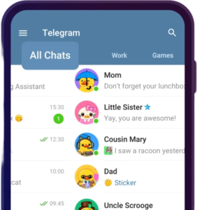 مدیریت چت تلگرام پرمیوم