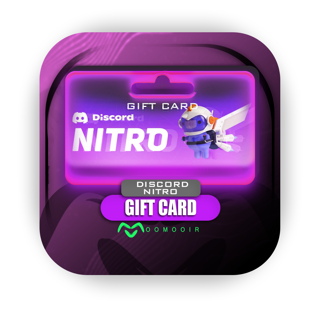 گیفت کارت دیسکورد نیترو | Gift Card Discord Nitro